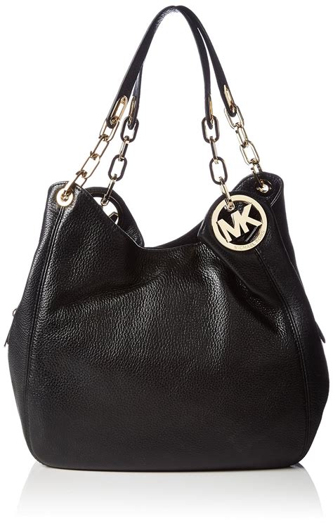 michael michael kors fulton large shoulder bag black python|fulton leather shoulder bag.